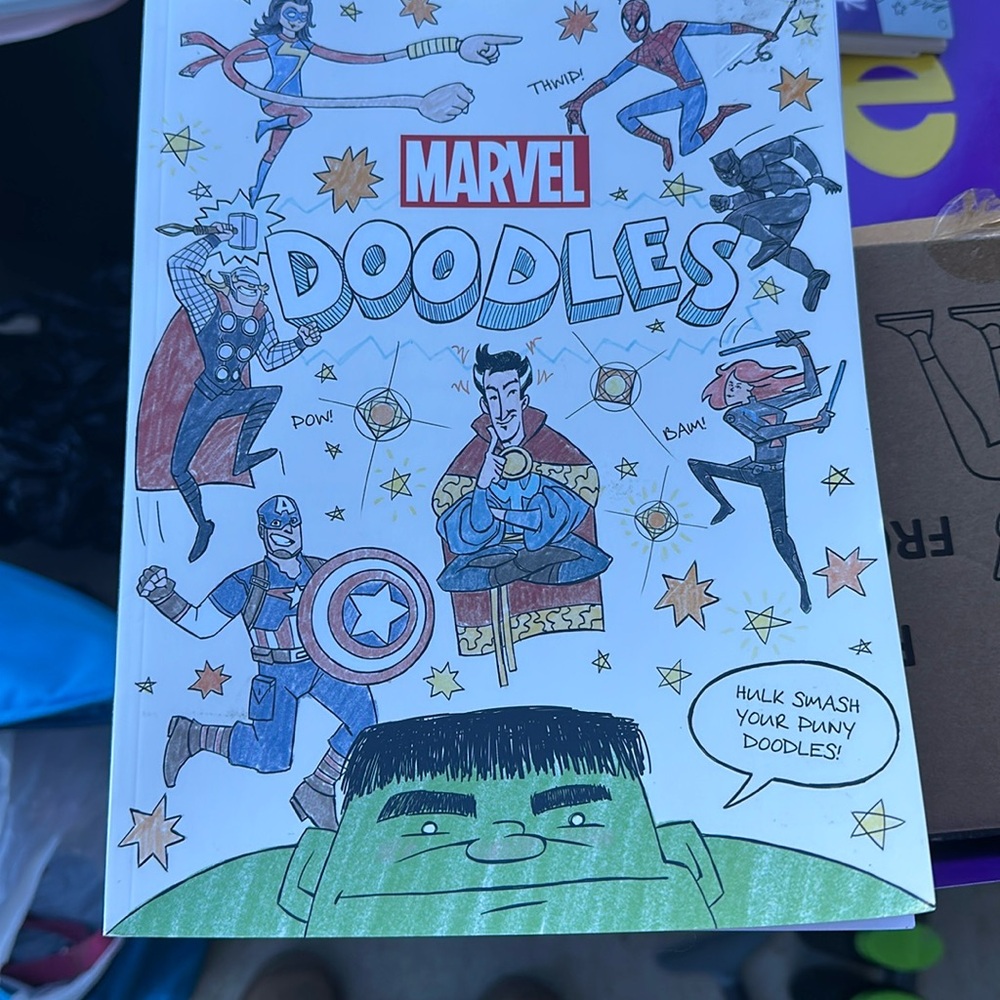 New Marvel Adult Coloring Book